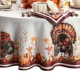thumbnail image 4 of Elrene Autumn Heritage Turkey Engineered Tablecloth 60x120, 4 of 5