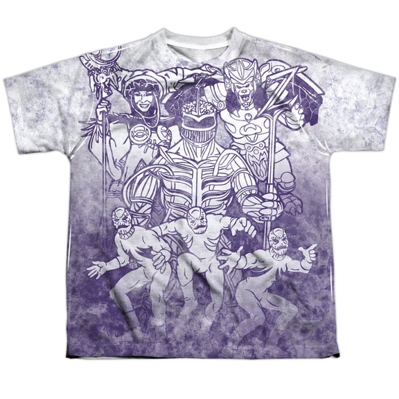 Power Rangers - Baddies Sub - Youth Short Sleeve Shirt - X-Large