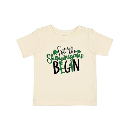 

Inktastic St. Patrick s Day Let the Shenanigans Begin Gift Baby Boy or Baby Girl T-Shirt