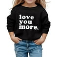 thumbnail image 2 of Shachafan Kids Casual Fashion Printed Crew Neck Long Sleeve Sweatshirt Top (3Y 14Y) Lined Sweatshirts for Girls, 2 of 4