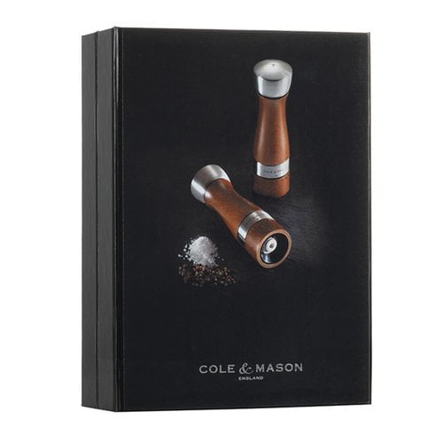 Cole & Mason Classic Copper Duo Salt & Pepper Mill Hand Grinder Shaker Gift Set