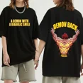 thumbnail image 1 of Camiseta de Anime Baki The Grappler para hombre, camisa de manga corta de gimnasio Yujiro Hanma, 100% algodón, informal, ropa de calle y2k, 1 of 2