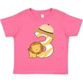 thumbnail image 3 of Inktastic 3rd Birthday Jungle Safari Lion 3 Year Old Boys or Girls Toddler T-Shirt, 3 of 5