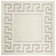 thumbnail image 5 of SAFAVIEH Olympia Aifric Geometric Polyester Shag Area Rug, Cream/Beige, 4' x 6', 5 of 6