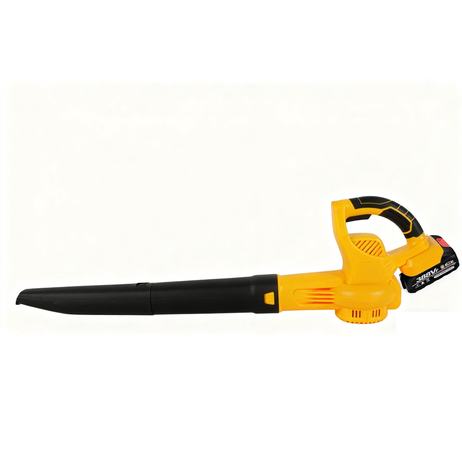 SUSUZI 21V Cordless Leaf Blower, 320CFM/150MPH Brushless Motor Blower with 2×2.0Ah Batteries, 2.7lbs Lightweight One-Hand Operation, All-Season Yard Care Tool for Lawn Snow Removal