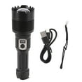thumbnail image 2 of LED Flashlight, Rechargeable Powerful Flashlight 5 Lighting Modes Telescopic Zoom Smart Electric Display  for Hunting, 2 of 7