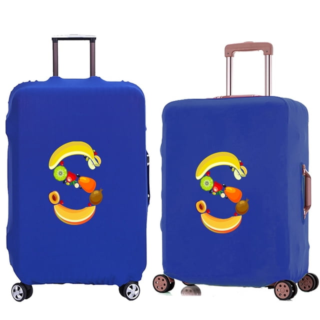 Suitcase Protective Cover Trolley Travel Suitcase Elastic Dustroof Cover Apply To 18-28 Inch Luggage Fruit Series Pattern 8fruit S L