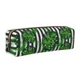 thumbnail image 1 of Balery Palm Greenery Estuche de Lápices de Cuero Impreso, Estuche para Suministros de Arte, Estuche de Lápices con Cremallera, Estuche de Almacenamiento de Papelería, 1 of 7