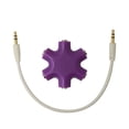 thumbnail image 1 of Cateissary Divisor de Audio de 3,5mm, accesorio para auriculares, equipo convertidor estable profesional, pequeño adaptador de auriculares, herramientas de Cables de audio/vídeo violeta, 1 of 5
