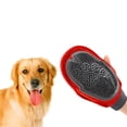 thumbnail image 3 of Hair Removal Mitt Breathable Pet Grooming Glove Mitten Shower Brush Glooming for Dogs Earth Tones, 3 of 4