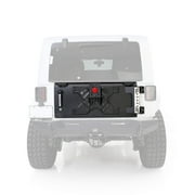 XRC Tailgate and Tire Carrier Jeep JK/JKU Wrangler 07-18 2 Door/4 Door Up To 37 Inch Tire Black Powdercoat Smittybilt Fits select: 2008,2015-2018 JEEP WRANGLER UNLIMITED