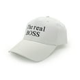 thumbnail image 3 of Colevkie 2Pcs The Boss and The Real Boss Baseball Caps for Couples,Adjustable Embroidered Snapbacks for Lovers,Valentine Day, 3 of 4