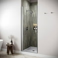 thumbnail image 3 of Locone 30" x 76" Semi-Frameless Pivot Shower Door with CrystalTech Treated 1/4" Tempered, Clear Glass, Polished Chrome Hardware, SKU: DSD-3464-236-CH, 3 of 6