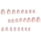 thumbnail image 4 of Set of short round nails with nail glue, nude color, 4 of 5