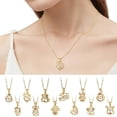 thumbnail image 1 of JUNWELL Design Zodiac Smart Necklace For Women Cute Small Animal Birth Year Titanium Steel Clavicle Chain, 1 of 6