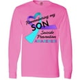 thumbnail image 3 of Inktastic Remembering My Son Suicide Prevention Awareness Long Sleeve T-Shirt, 3 of 5