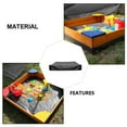 thumbnail image 4 of unbranded Black Oxford Cloth Sandbox Cover 1Pack Waterproof Sun Protection For Playground Use, 4 of 8