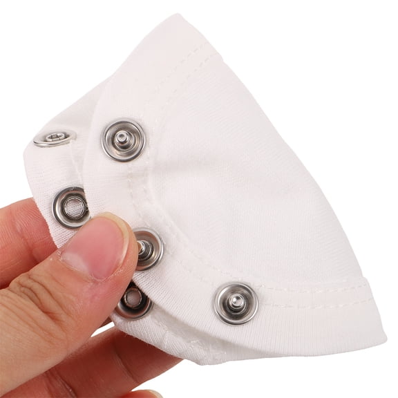 SOPOTUTU Baby Diaper Extender 4Pcs Cotton Easy to Wear Soft and Skin Friendly Baby Girls Romper Extender