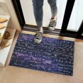 thumbnail image 2 of Math Equations Geometry Shapes Purple Pattern Door Rugs,Washable Non Slip Door Mats Indoor,Decorative Door Mats,Entry Mat Indoor for Entrance,Bedroom,Kitchen,Bathroom,16"x24", 2 of 6