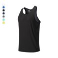 thumbnail image 4 of Mlzmgr Athletic Tank Tops for Men Sleeveless Stretchy Compression Tanks Fitted Workout Gym Men's Tops, 4 of 8
