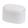 thumbnail image 1 of jifeng Desktop Trash Can Small Cartoon Waste Basket for Desk Household Coffee Table White, 1 of 9