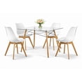 thumbnail image 1 of Set de 4 Sillas y Comedor Mundo In  Sillas JM-1618 Frankfurt Blanco y Comedor Rectangular, 1 of 11