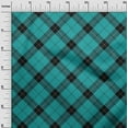 thumbnail image 2 of oneOone Polyester Lycra Fabric Tartan Check Print Fabric BTY 56 Inch Wide, 2 of 4
