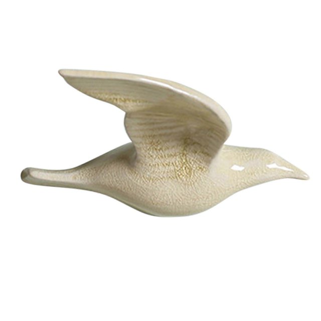 3D Ceramic Flying Birds Wall Decor Creative Sparrow Birds Hanging Ornament Crafts for Home Decoration