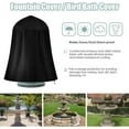 thumbnail image 2 of 36x42 Fountain Covers for Winter, Garden Fountain Statue Protective Cover with Drawstring, Waterproof Windproof Fountain Protector for Bird Bath and Tiered Round Base, 2 of 8