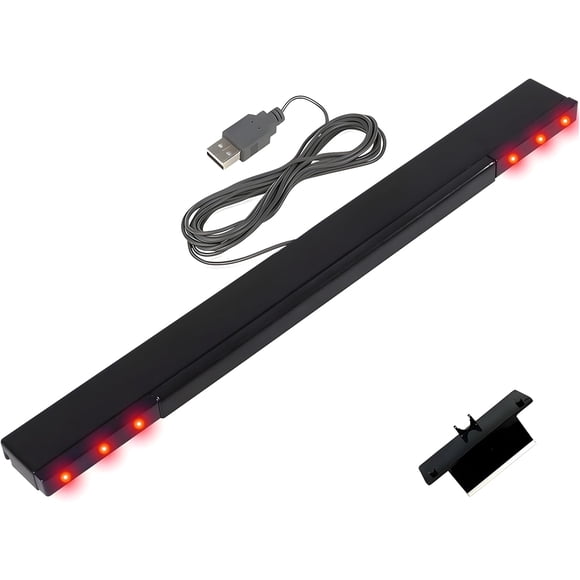 Otakulicious Barre de Capteur Wii, Barre de Capteur USB pour Wii U Motion Barre Dauphin pour Console Nintendo