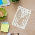 thumbnail image 5 of Eagle Stencil 11.7x8.3 inch A4 Eagle Flag Stencil for Painting Reusable Eagle Pattern Drawing Stencil Eagle DIY Craft Stencil for Painting on Wood Tile Paper Fabric Floor Wall, 5 of 9