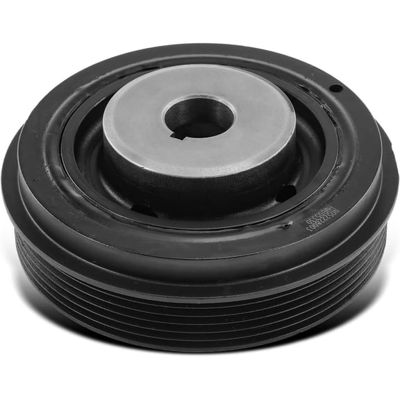 A-Premium Engine Harmonic Balancer Crankshaft Pulley - SOHC H4 2.5L - Compatible with Subaru Legacy 2010-2012 & Outback 2010-2012, (2.5GT Sedan for DOHC), Replace# 12305AA330