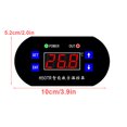 thumbnail image 5 of Injueey Termostato Gran Cambio directo Instalación práctica Precisión Pantalla concisa Controlador de temperatura de seguridad digital Electrodomésticos  Pantalla roja DC12V Injueey HA012274-01B, 5 of 5