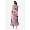 thumbnail image 2 of Roaman's Women's Plus Size Printed Maxi Dress, 2 of 3