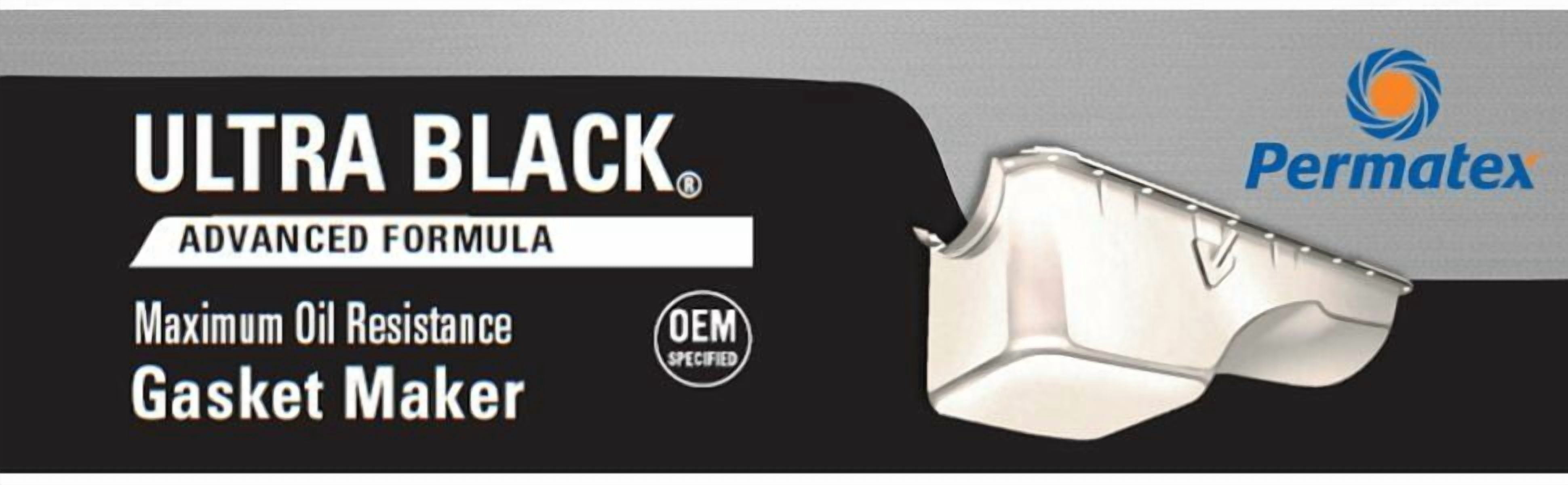 Permatex Ultra Black Maximum Oil Resistance RTV Silicone Gasket Maker 3 oz. - 75190