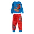 thumbnail image 3 of Marvel Boys Multicoloured Multi-Pack of 2 Long Sleeve Long Leg Pyjama Set, 3 of 7