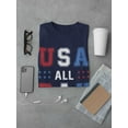 thumbnail image 3 of Usa All Day T-Shirt Men -Smartprints Designs, Male 4X-Large, 3 of 4
