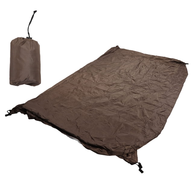 Funda para mesa de ping pong impermeable y a prueba de polvo, color marrón, ideal para patios y terrazas al aire libre, con revestimiento plateado