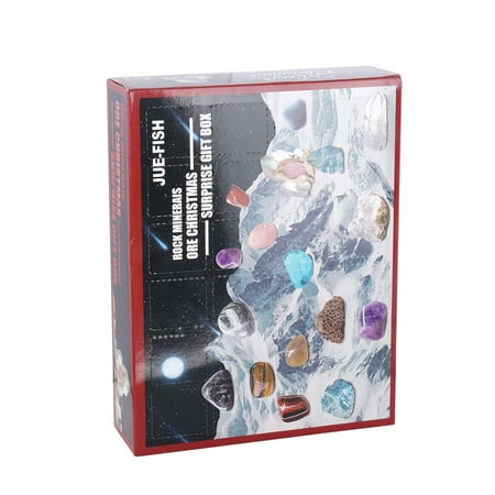 

wendunide home decor 24 Grids Stone Set 2022 And Craft Advent Stone Gift Multicolor