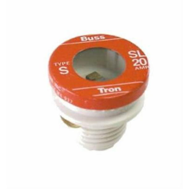 Cooper 2PK 20A Type SL Plug Fuse Non Tamp Boxed