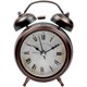 thumbnail image 1 of Hd Glass Lens Metal Alarm Clock With Night Light European Retro Alarm Clock Silent Quartz Movement Hd Glass Desk Clock 8.8 X 12.5 X 4.5cm, 1 of 5