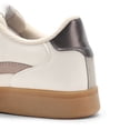 thumbnail image 4 of LUCKY STEP Womens Classic Retro Sneakers Non Slip Fashion Casual Shoes,Beige&Grey, 4 of 7