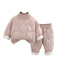 thumbnail image 2 of Lovzfmll Boy's & Girl's Sweatshirt Set, Fleece Hoodie & Pants, Winter Warm Wear for Toddler, 2-4 Years, 2 of 10