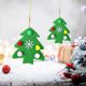thumbnail image 3 of Adorno navideño de bola de Navidad con diseño de ciervo y muñeco de nieve del País de las Maravillas, para interiores y exteriores, decoración para árbol de Navidad, otoño, bodas, cumpleaños, Hallowee, 3 of 5