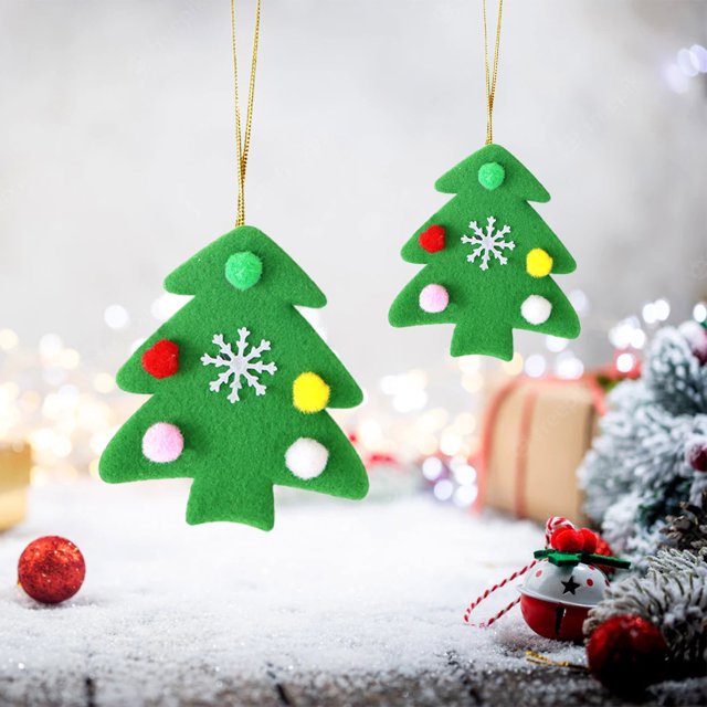 Christmas Deer Snowman Christmas Tree Decoration Pendant Santa Pentagram Small Hanging Ornaments
