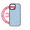 Blue, variant on abbyrose Lightning Bolts MagSafe iPhone Case for iPhone 13