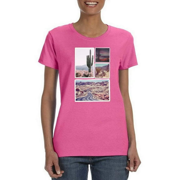 Desert Pictures T-Shirt Women -Smartprints Designs, Female Small