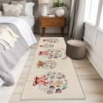 thumbnail image 5 of Coastal Christmas 2'x6' Runner Rug, Xmas Balls Nautical Starfish Washable Non-Slip Area Rugs for Hallway Kitchen Floor Bedroom Entryway, Laundry Carpet Decoration Indoor Mat, 5 of 9