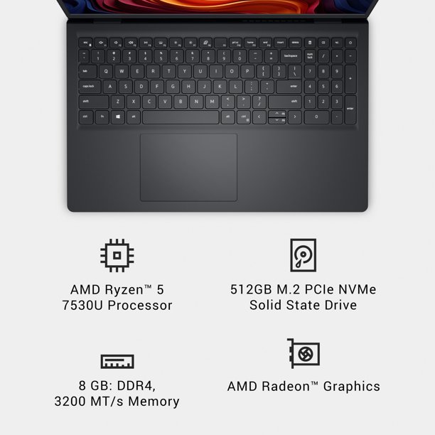Dell 15 Laptop DC15255 - Academic laptops for universities