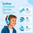 thumbnail image 5 of Kids Bluetooth Headphones, 60H Playtime, Volume Limited 85/94dB, Bluetooth 5.3, Foldable Wireless Headphones for Kids with ANC & HD Mic, 5 of 6